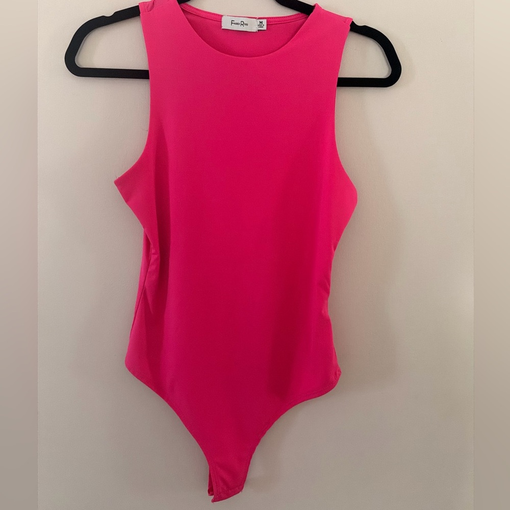 Hoy Pink Bodysuit